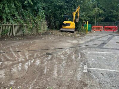 Excavation and installation of new drainage system (4) London